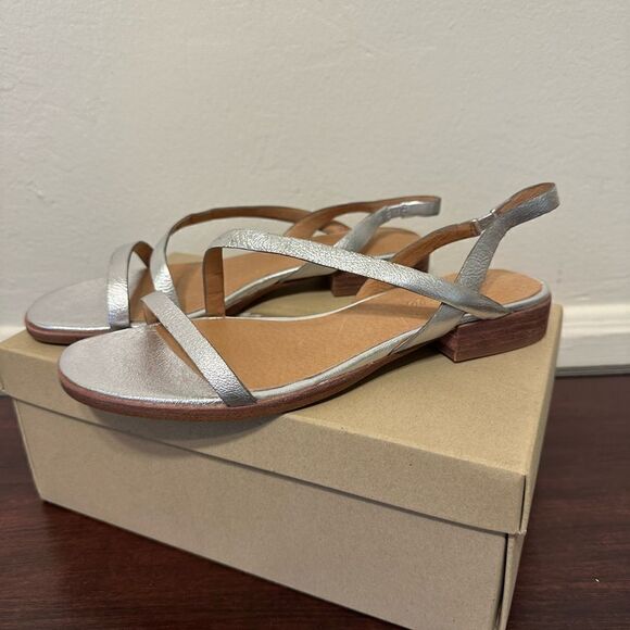 Madewell heide  leather upper& lining  sandal size 7 new - Picture 14 of 16